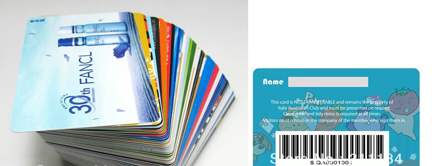 

Barcode pvc plastic card / plastic business card printing / pvc card printing(factory price)