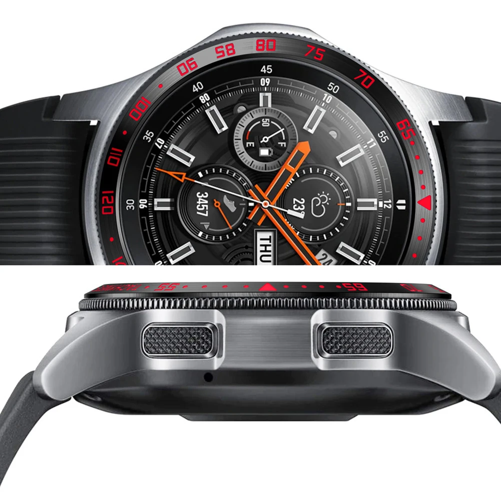 Чехол от царапин для Samsung Watch 42 мм 46 из нержавеющей стали клейкая крышка Galaxy Gear S3 |