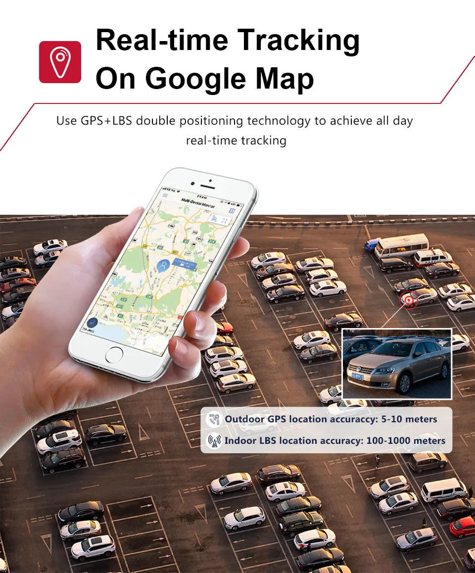 Автомобильный GPS трекер 3G для транспортного средства Отключение подачи топлива