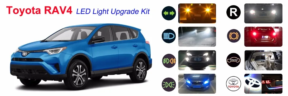 KAMMURI ошибок W16W T15 светодиодный лампы подходит 2006 2007- Toyota Rav4 Яркий Белый Ксенон T15 светодиодный Глобус резервный обратный светильник