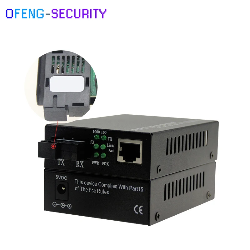 Медиаконвертер ethernet 10/100/1000 м одномодовые одноволоконные