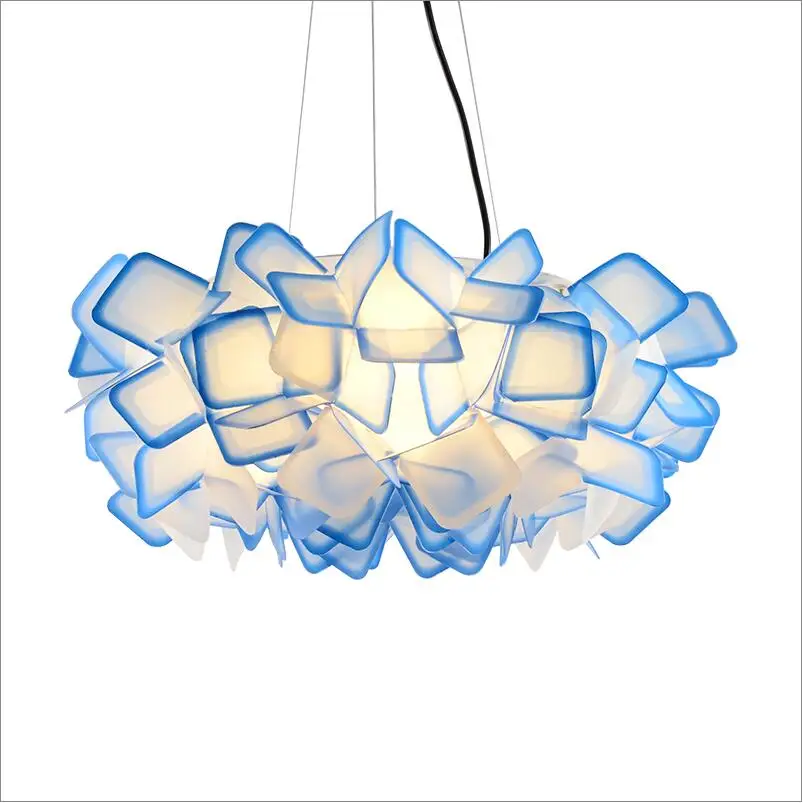 

Art black white orange blue purple Acryl PC pendant light lamp E26 E27 Kids bedroom hotel acryl hanging light luminaires lamp