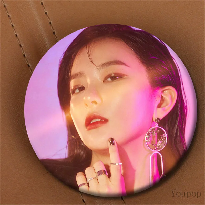 Youpop KPOP красный бархат 5th Мини альбом RBB действительно плохой мальчик радость Хэллоуин значок с фото булавки броши для одежды шляпа рюкзак