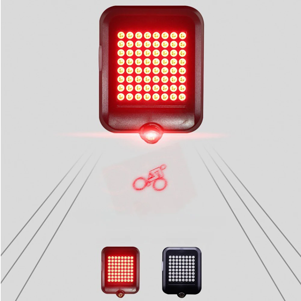 

Universal USB Charged Smart Bike Turn Signal Brake Light Warning LED Tail Lamp