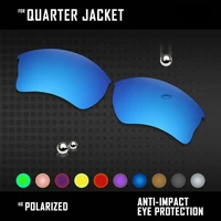 oowlit lenses replacements for oakley quarter jacket oo9200 sunglasses polarized multi colors