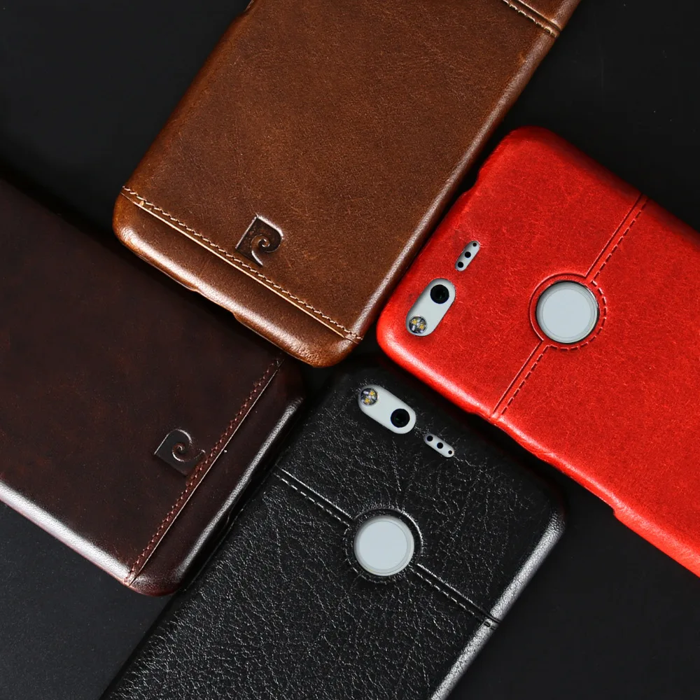 Pierre Cardin Genuine Leather For Google Pixel Protective Case Back Cover XL Phone Pouch Discount Price |