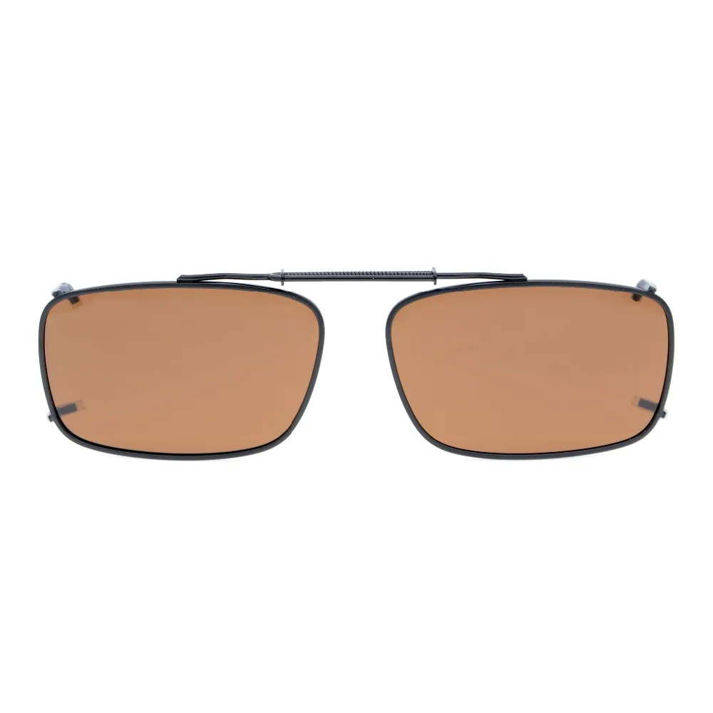 C61 очечник металлическая оправа поляризованные линзы клип на солнцезащитные