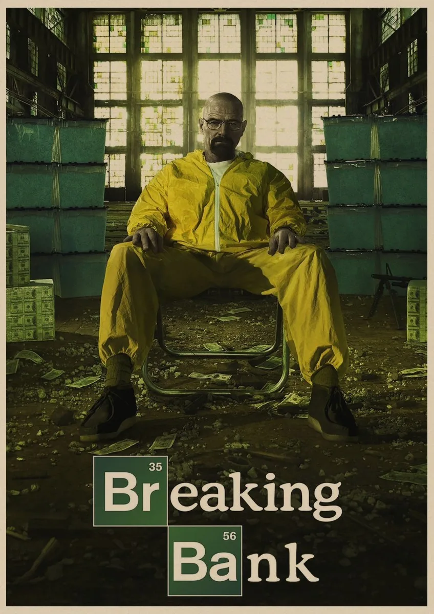 22 Фильм «во все тяжкие» ретро постер винтажный крафт-бумага Ретро плакаты настенные Стикеры для бара, кафе украшения домашний Декор подарок А4 - Цвет: 22
