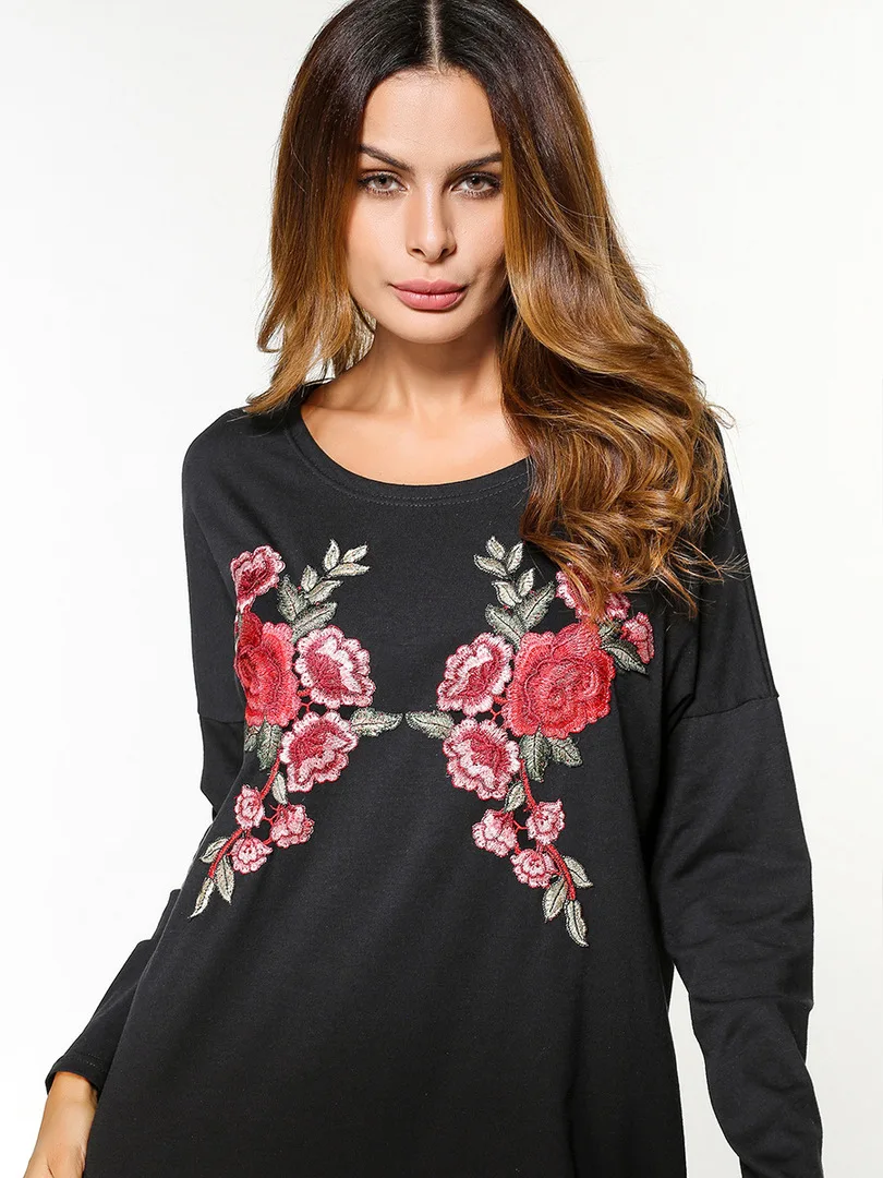 Мусульманских взрослых Цветочная вышивка халат мусульманин турецкий Дубай