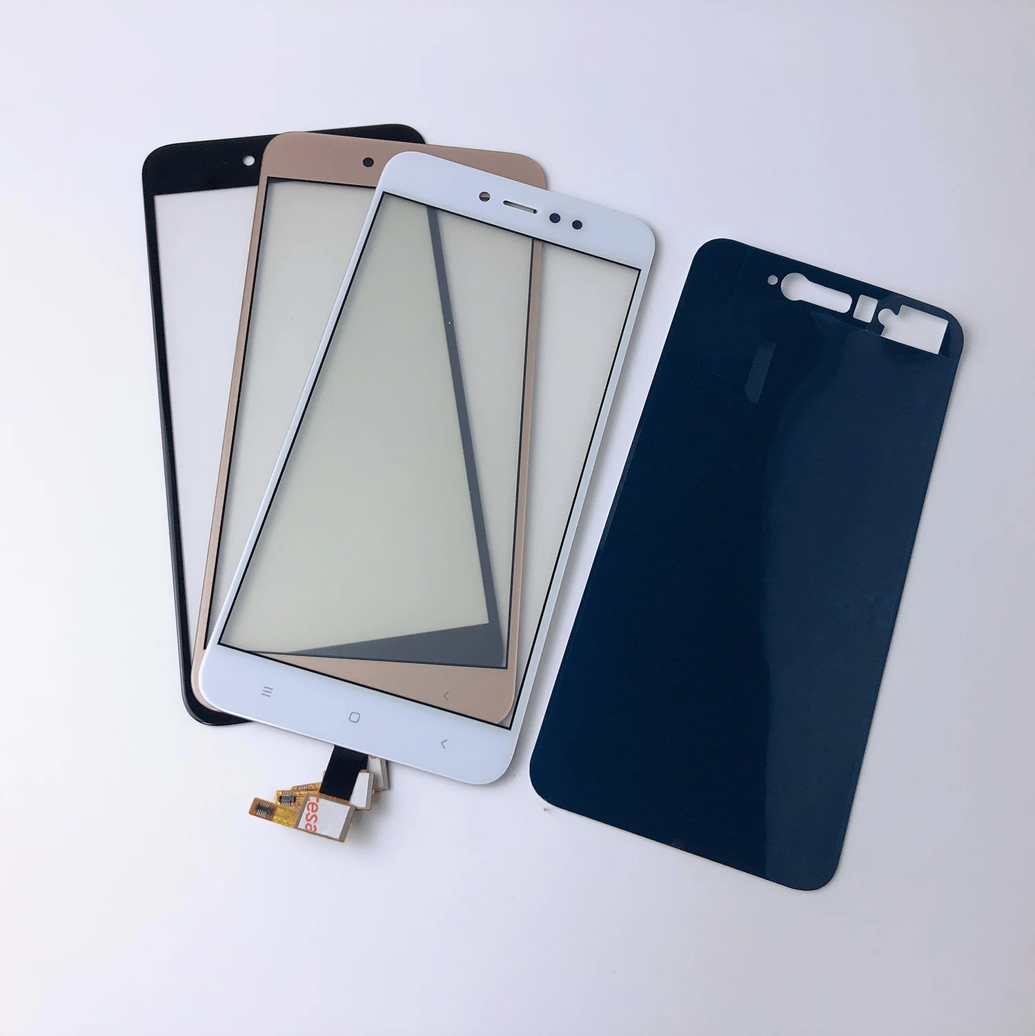 Корпус 5,5 дюймов для Xiaomi Redmi Note 4 Note 4X Note4 ЖК-дисплей дигитайзер Передняя стеклянная панель сенсорный экран сенсор+ клей