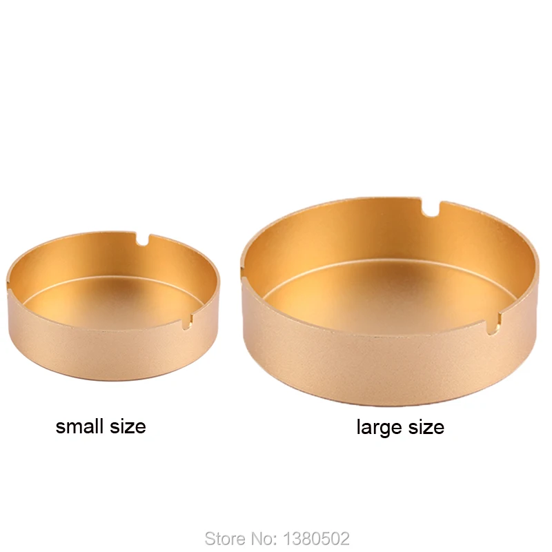 Low Price High Quality Round Metal Novelty Crafts Cigarette Ashtray Smoking Home Accessories | Дом и сад