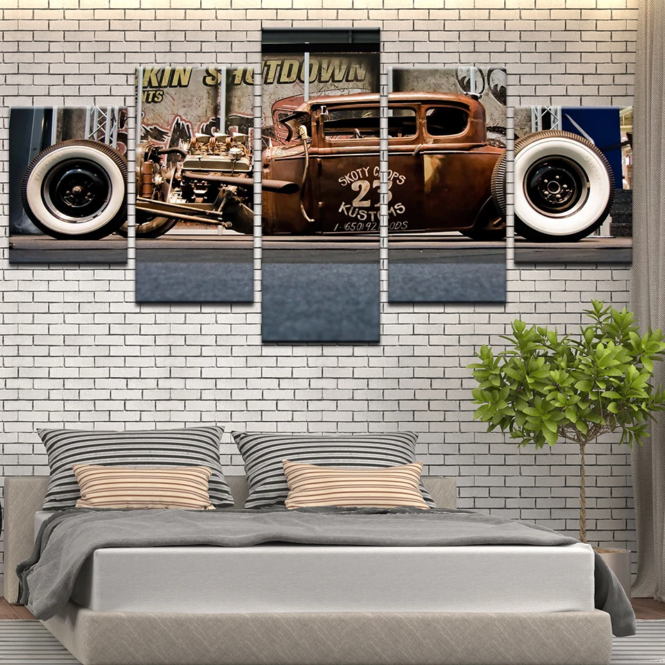 Современный домашний HD принт модный настенный художественный постер рамка 5 шт.