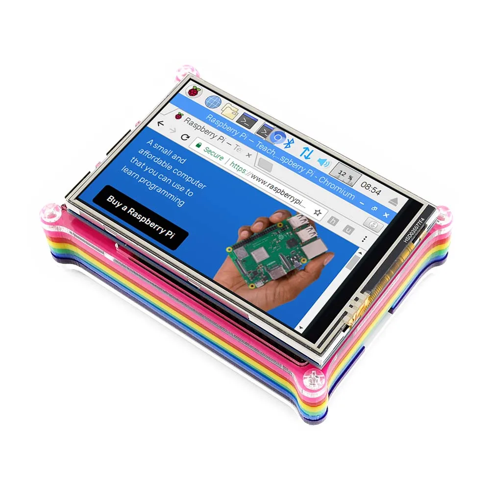 Waveshare 480x320, 3,5 дюймовый сенсорный экран планшета TFT lcd предназначен для Raspberry Pi, 125MHz высокоскоростной SPI