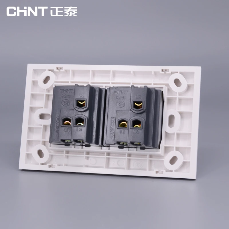 CHINT Illuminated Switch 118 Type Panel NEW5G Two Gang Way Panel|panel switch|panelswitch |