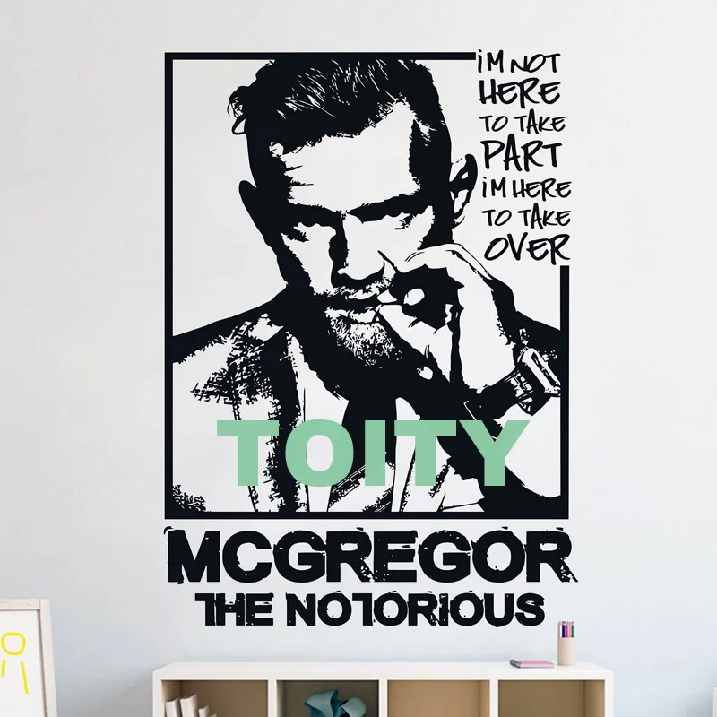 10 видов конструкций Conor McGregor стикер на стену ММА Бой Бокс виниловая наклейка UFC