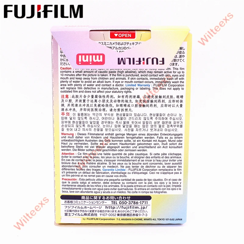 20 листов Fujifilm Fuji Instax Mini 8 Новый Макарон + витражная пленка для 11 7 9 50s 7s 90 25 фото