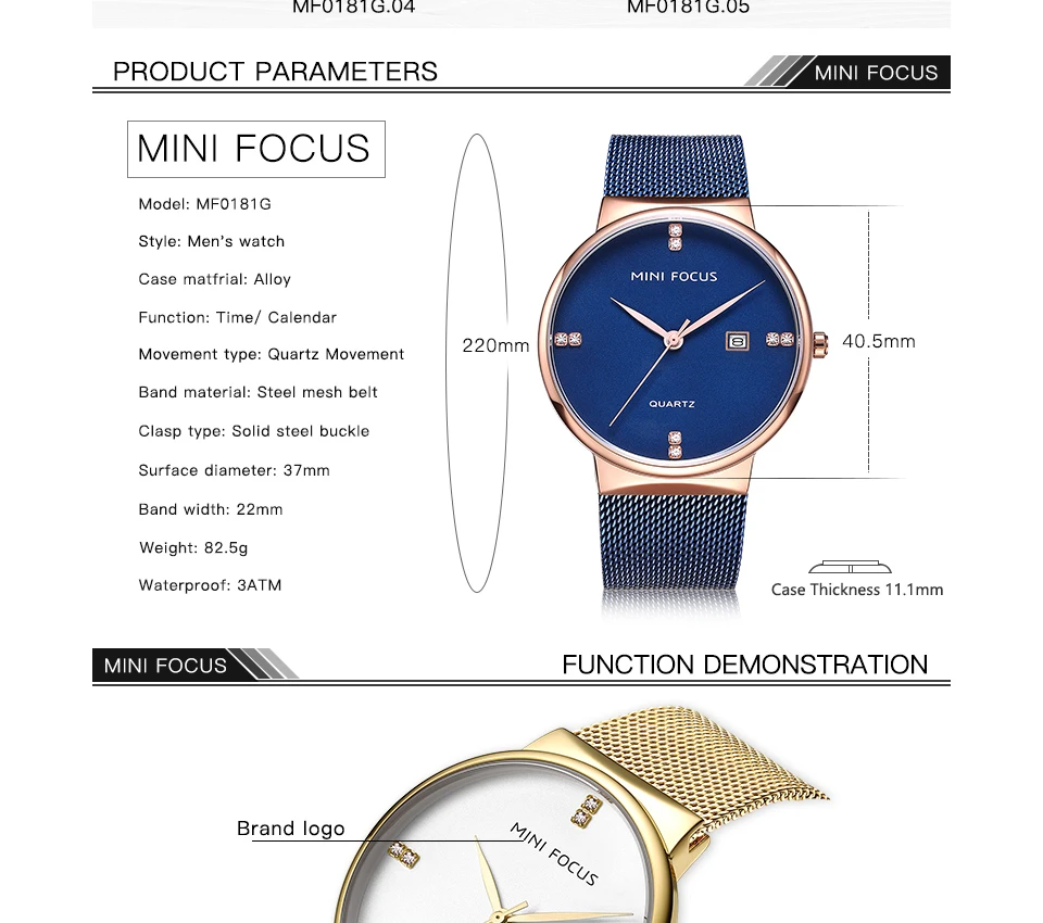 MINIFOCUS мужские s часы лучший бренд класса люкс мужские наручные часы кварцевые наручные часы мужские водонепроницаемые часы из нержавеющей стали Relogio Masculino часы мужские