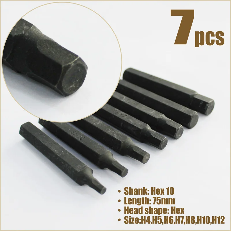 Набор торцевых головок из 40 штук шестигранный torx 12 точечный 1/4 дюйма 1/2 дюйма шестигранный хвостовик 10