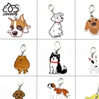 5 шт.лот Подвески Собака Подвески Пудель бульдог Хаски Чихуахуа сумка Подвески для ювелирных изделий принадлежности для бижутерии