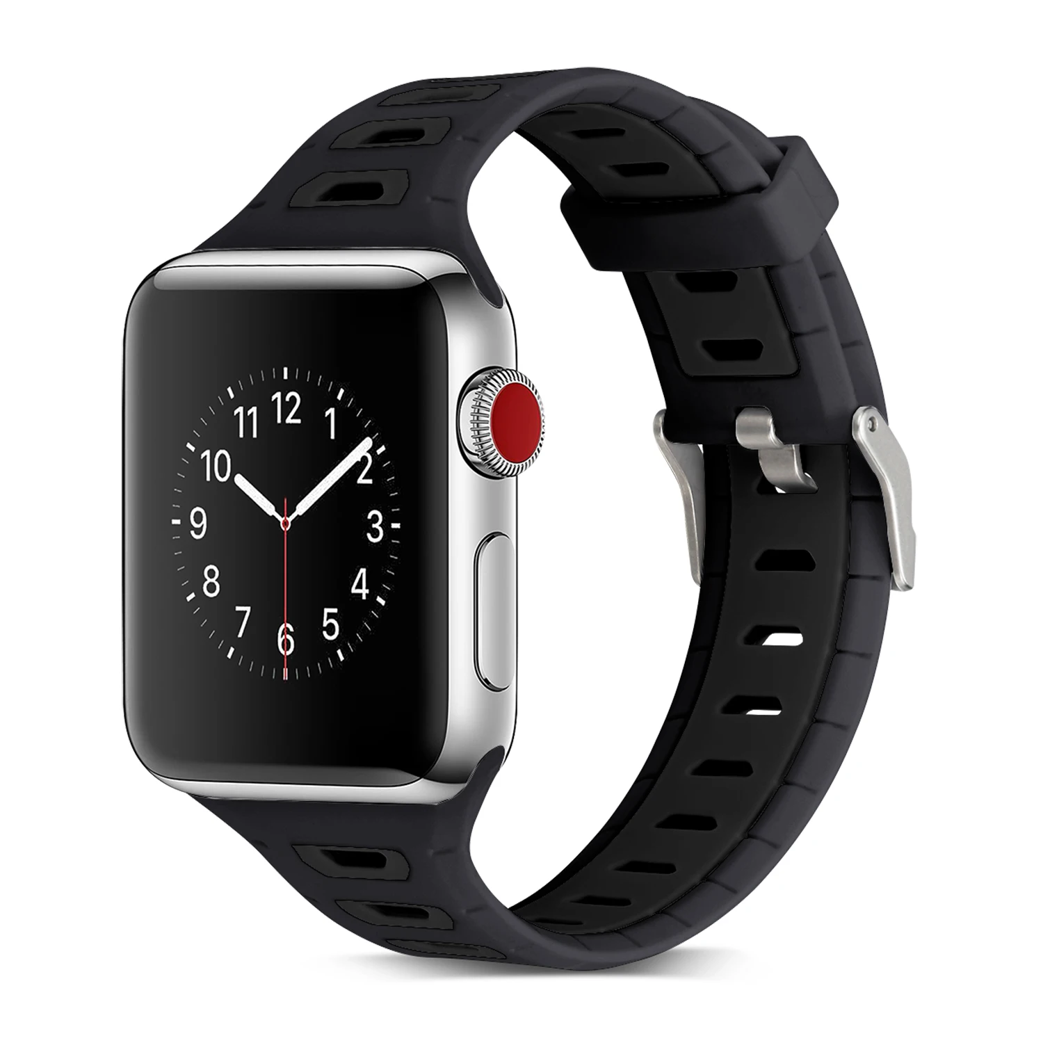 Для Apple Watch 4 44 мм 40 ремешок силиконовый сменный Браслет подходит для 3 2 1 42 38 серии