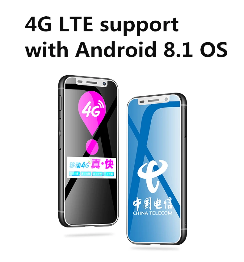 Смартфон Melrose 2019 4G LTE 3 4 дюймов супер мини телефон 1 ГБ 8 Android отпечаток пальца ID 2000