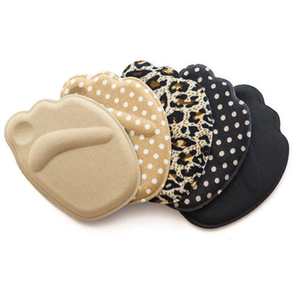 1 pair Sole High Heel Foot Cushions Forefoot Anti-Slip Insole Breathable Shoes Pad Soft Inserts Insoles