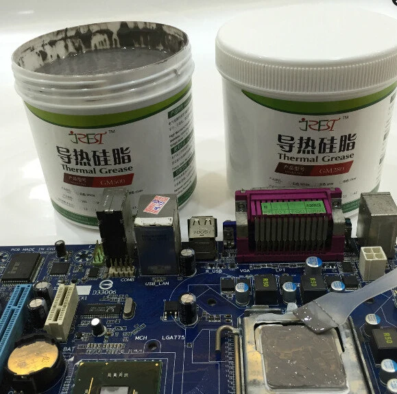 GM400 высокая теплопроводность силиконовая термическая смазка CPU теплоотвод
