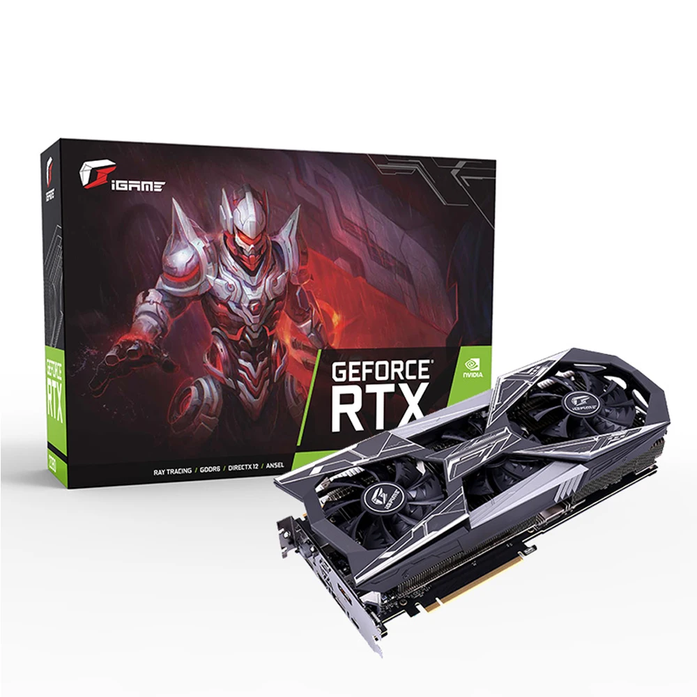 Красочная графическая карта iGame RTX 2080 Vulcan X OC GDDR6 8G Nvidia GeForce RTX 2080 видеокарта 256 бит для игр PCI-E порт