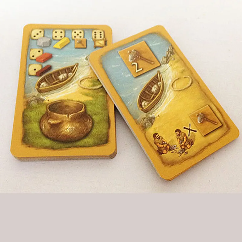 КАМЕННЫЙ ВЕК Супер Классический Германия Настольная Игра Карта Китайская Версия