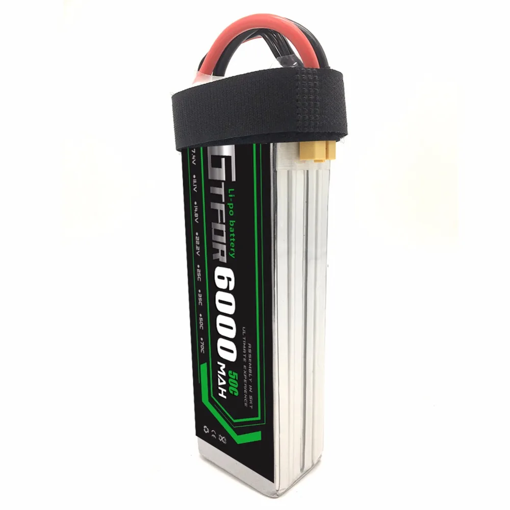 2S 3S 4S 5200mAh 6000mAh 7000MAH 7,4 V 11,1 V 14,8 V 50C 60C 100C 120C GTFDR Lipo батарея для X-MAXX E-REVO RC автомобилей Лодка Дрон