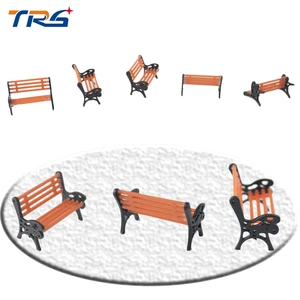 Скамейка для создания архитектурных моделей, стул для парка и сада в масштабе 1:30-150