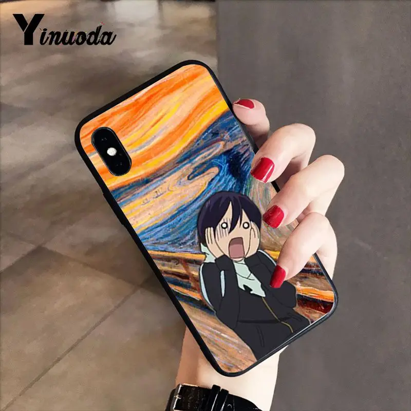 Yinuoda Noragami yato Аниме новое поступление черный чехол для телефона для iPhone 8 7 6 6S 6Plus X XS MAX 5 5S SE XR 10 Чехол