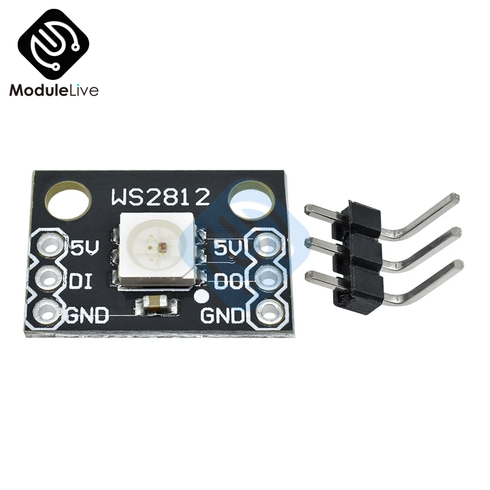 WS2812 Diy Kit Электронная печатная плата RGB светодиодный Breakout электронный модуль