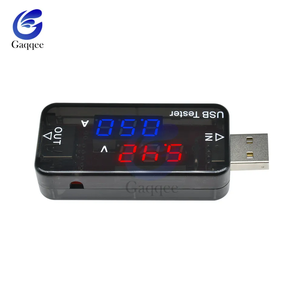 4 3-bit USB ток Напряжение зарядный детектор мобильный Мощность ток Напряжение Вольтметр Амперметр USB Зарядное устройство Тестер высокой точности