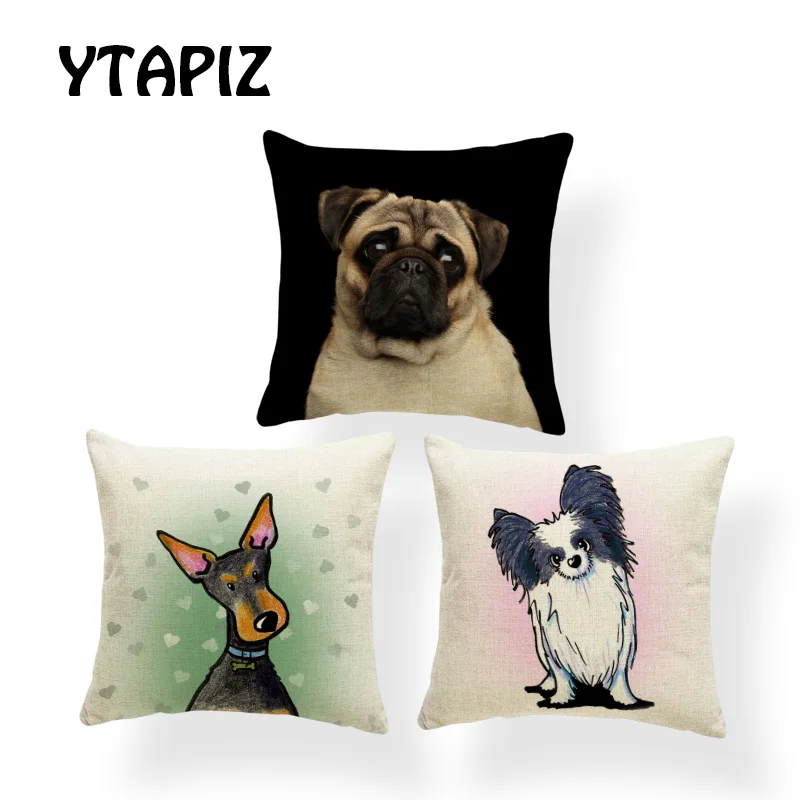 Милая маленькая кошка леопардовая Shih Tzu Doberman Шарпей панда Акита собака