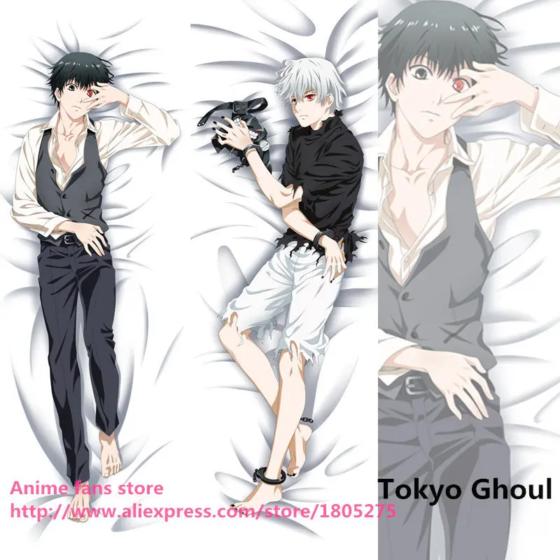 

Горячие классные Японские Аниме подушки Tokyo Ghoul Ken Kaneki Men BL, наволочка, декоративные обнимания, постельные принадлежности для тела