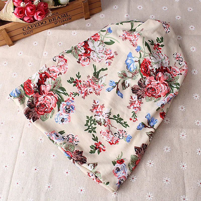 Новые популярные зимние женские шапки в цветочек для женщин бини шапка шапочка с