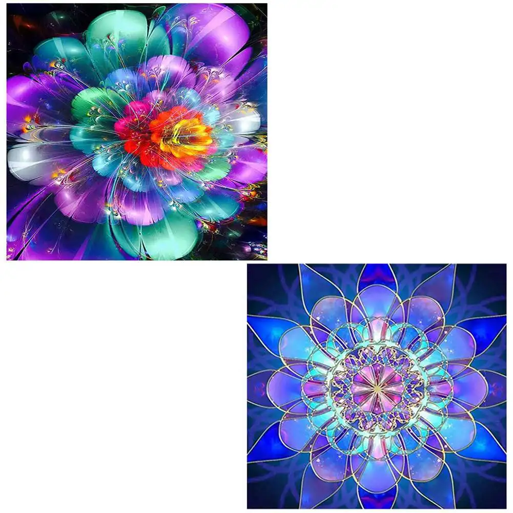 Бриллиантовая краска для самостоятельной сборки алмазная по номерам взрослых