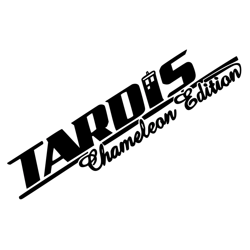 TARDIS Хамелеон издание автостайлинг графика интересные автомобильные аксессуары