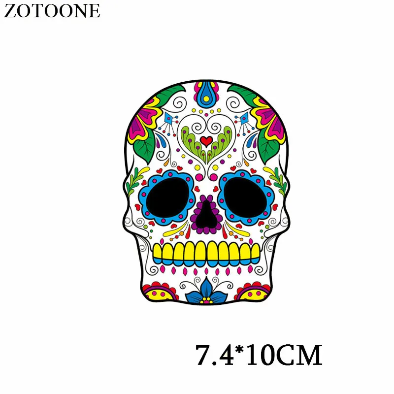 Наклейки для одежды ZOTOONE с термопередачей утюжок Переводные патчи сахаром и