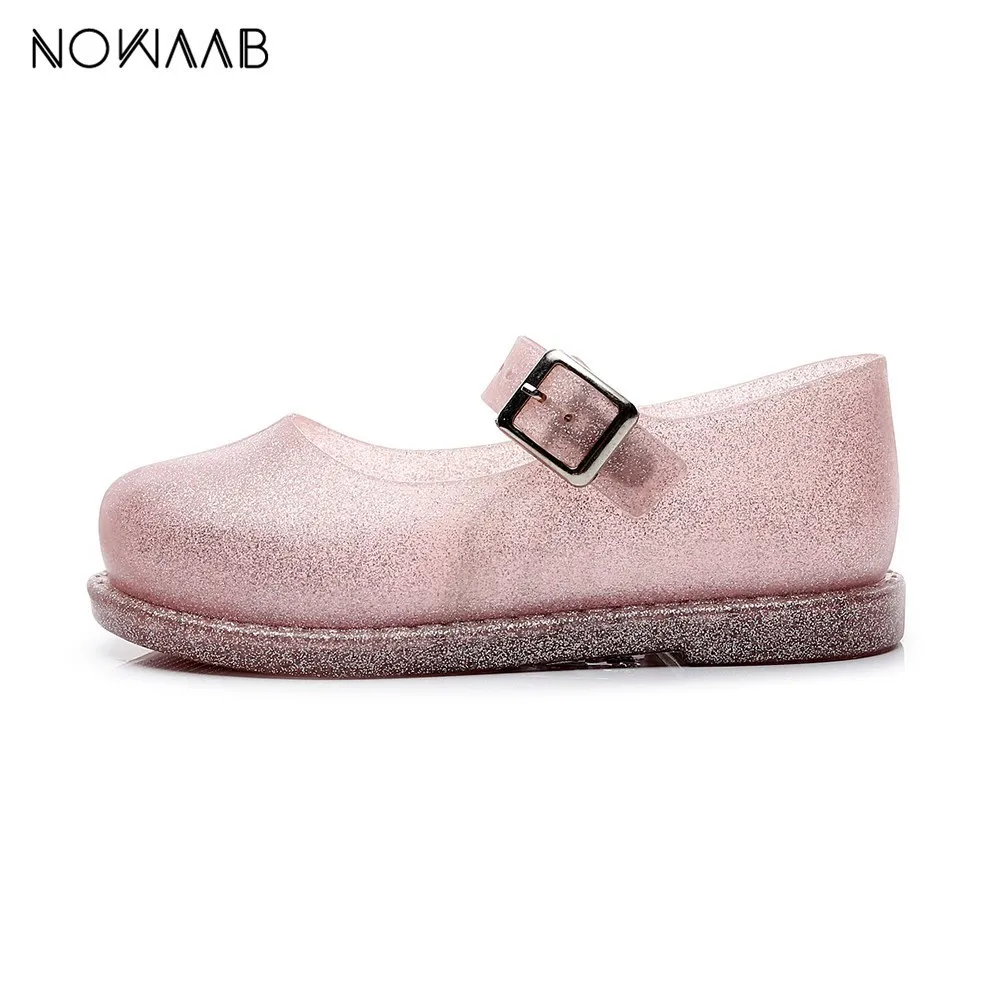 Мини Melissa новинка 2019 светодиодный мигающий светильник прозрачные сандалии для