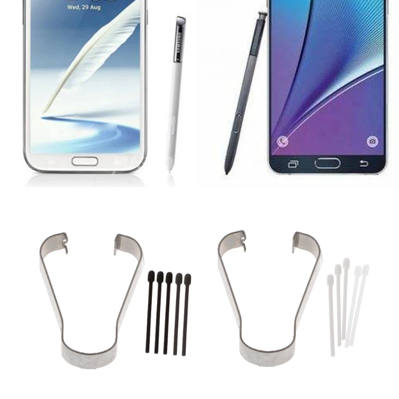 Сменный наконечник для Samsung Galaxy Note 5/4/3 сменный стилуса с зажимом|Стилусы