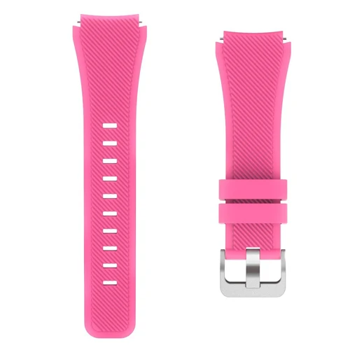 2-pink Спортивные 22 мм ремешок для samsung galaxy watch 46 мм S3 Frontier/классические huawei watch gt ремешок силиконовый браслет huami amazfit ремень - Цвет ремешка: 2-pink