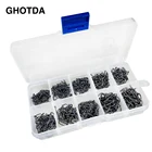 500 шт.компл. смешанный размер #3-#12, карп из высокоуглеродистой стали с отверстием