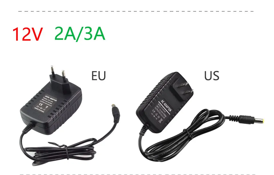 12V источник питания 1A 2A 3A 5A 6A 8A 10A 85-265V входные трансформаторы светодиодные ленты адаптер конвертер 110V 220V 240V