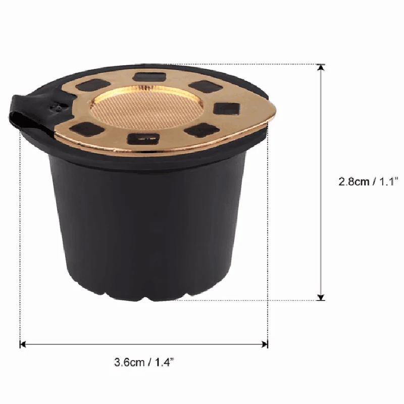 3 шт. многоразовые Многоразовые капсульные фильтры Nespresso для кофемашины