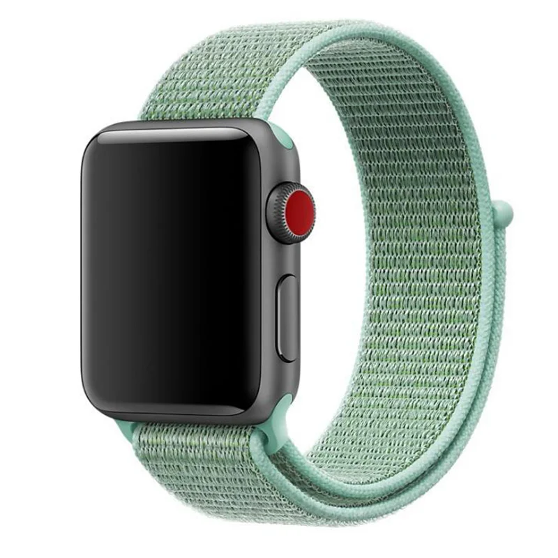 Ремешок для наручных часов Apple Watch серии 3/2/1 38 мм 42 мягкий нейлон дышащий сменный