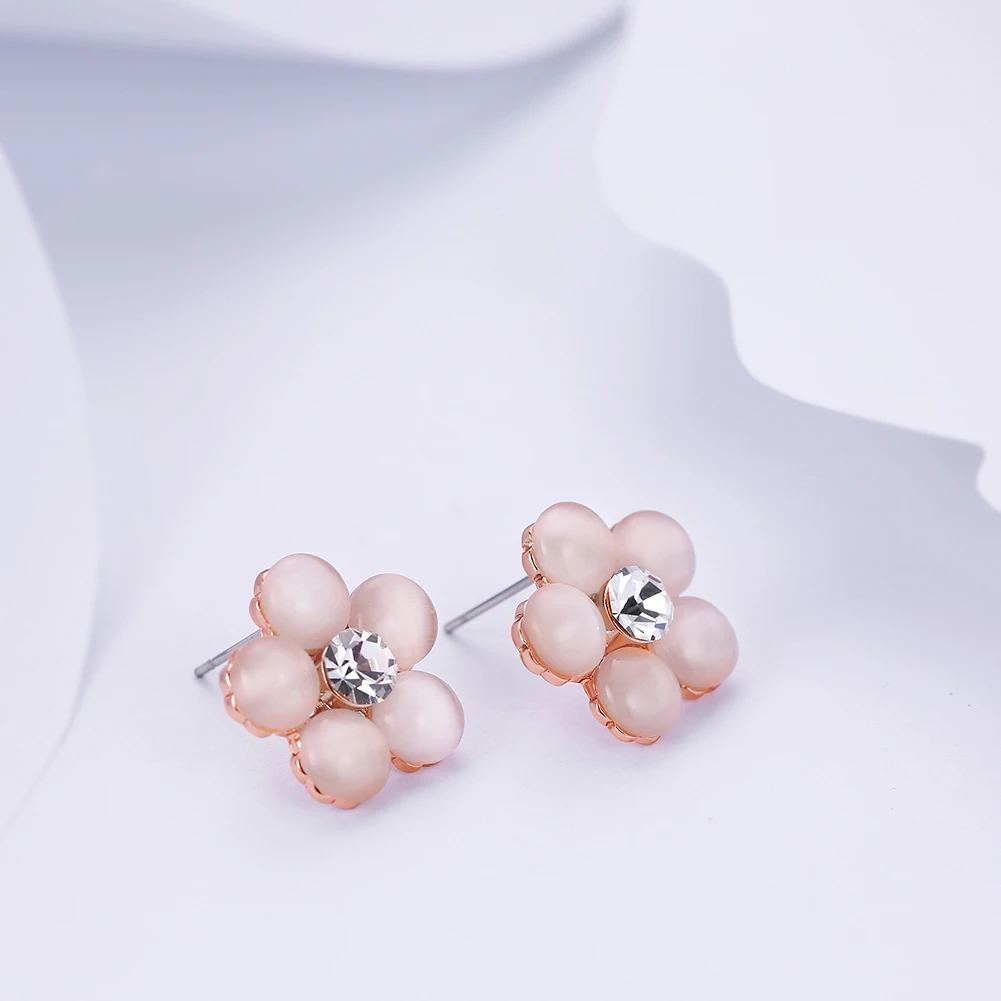 2017 Лидер продаж красивые роскошные розовое золото Цвет цветы Никель Бесплатная