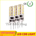 Новинка 2019, многофункциональная Светодиодная лампа G4 высокой мощности SMD3014, 12 В постоянного тока, белыйтеплый белый свет, угол луча 360 градусов, 10 шт.