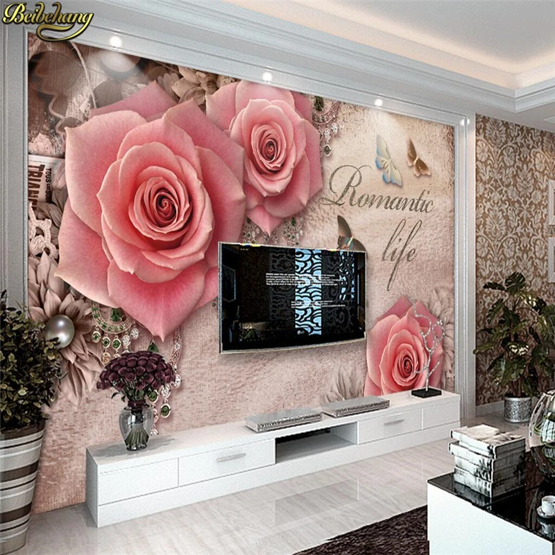 3d обои для стен 3 D телевизора домашнего декора фотообои гостиной|wallpapers for living
